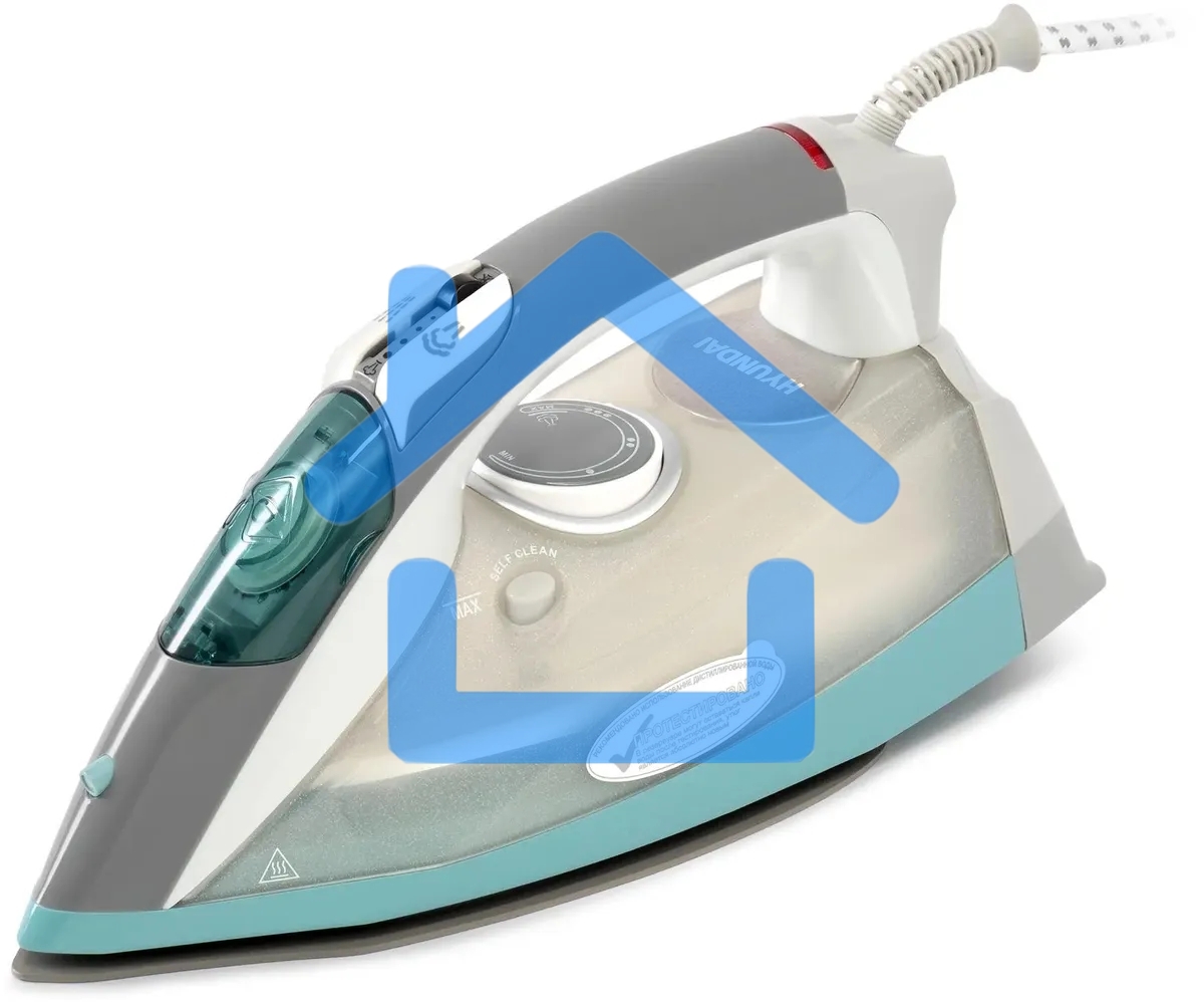 Утюг Hyundai H-SIP2700 2700Вт белый/серый
