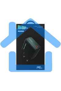 Зарядное устройство MORE CHOICE (4610196409936) NC60 1USB-C 3.0A PD 20W быстрая зарядка черный