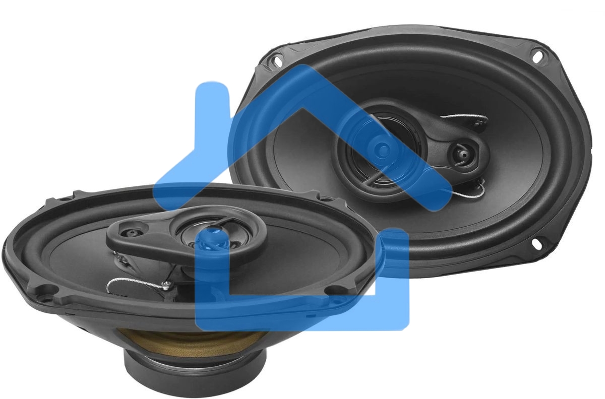 Колонки автомобильные Soundmax SM-CSL693 4Ом 15x23см (6x9дюйм) (ком.:2кол.) коаксиальные трехполосные