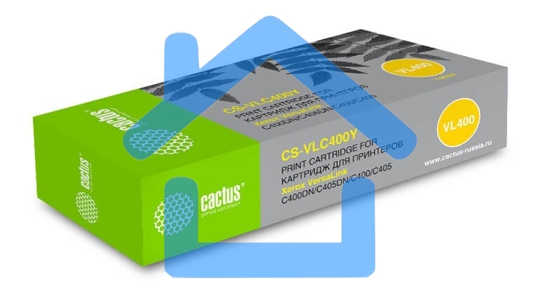 Картридж лазерный Cactus CS-VLC400YRU 106R03533 желтый (8000стр.) для Xerox VersaLink C400DN/C405DN/C400/405