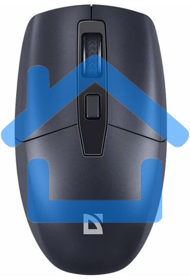 Мышь беспроводная Defender Modern MB-985 черный, 1600 dpi, радиоканал, USB, кнопки - 4