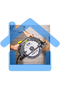 Циркулярная пила Deli DL-YJ235-E1 (2200Вт, 4200об/мин, диаметр диска 235мм)