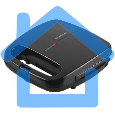 Вафельница Endever Skyline WM-22 черный, 850 Вт, на 2 вафли, автом. терморегулятор, размеры 22,6*22,4 см