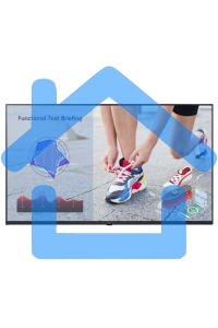 Панель LG 43UL3J-M черный, 43