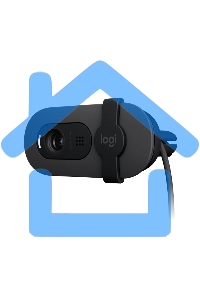 Веб-камера Logitech Webcam Brio 100, 1920x1080, GRAPHITE, защитная шторка, 960-001585