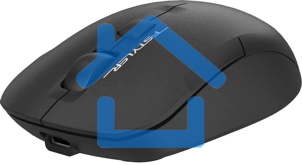 Мышь беспроводная A4Tech Fstyler FG16CS Air2 черный, 2000 dpi, радиоканал, USB, кнопки - 4