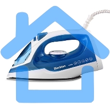 Утюг Blackton Bt SI2111 White-Blue. 2200 Вт, Резервуар для воды 200 мл, Постоянная подача пара 20 г/мин, Паровой удар 90 г, Керамическое покрытие, Индикация готовности к работе, Защита от перегрева, Шарнирное вращение шнура на 360', Длина сетевого шнура 1