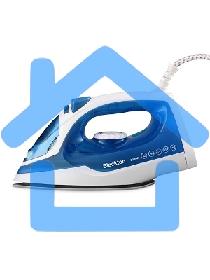 Утюг Blackton Bt SI2111 White-Blue. 2200 Вт, Резервуар для воды 200 мл, Постоянная подача пара 20 г/мин, Паровой удар 90 г, Керамическое покрытие, Индикация готовности к работе, Защита от перегрева, Шарнирное вращение шнура на 360', Длина сетевого шнура 1