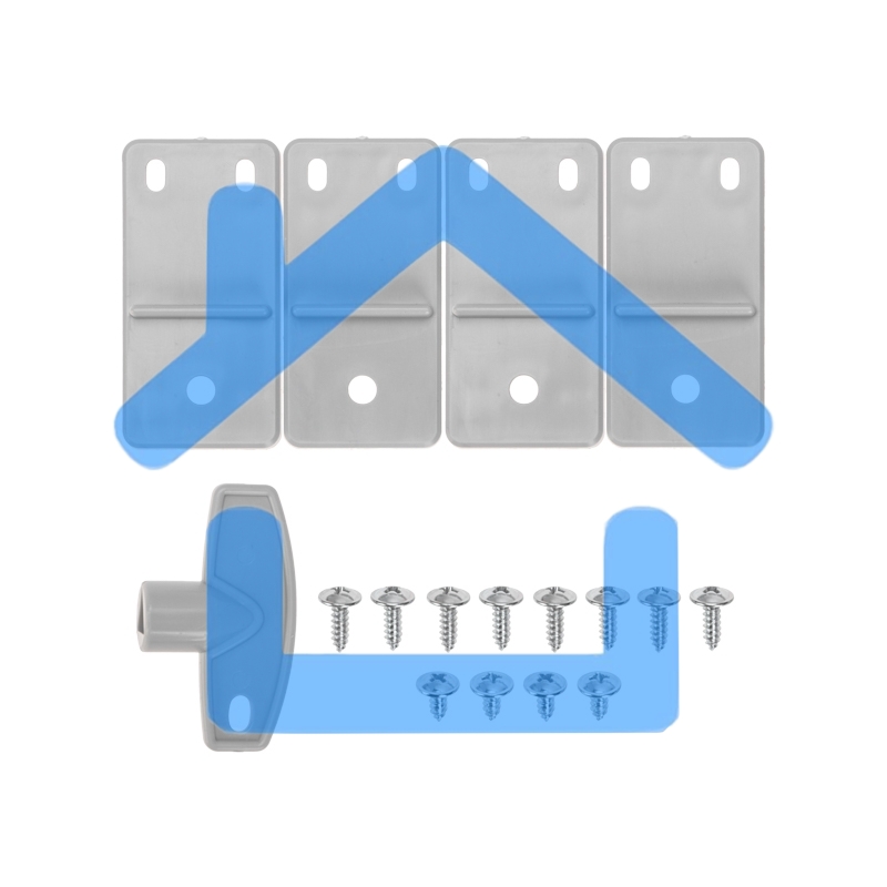 Корпус пластиковый ЩМПп Rexant с монтажной панелью 800х600х260мм ABS УХЛ1 IP65