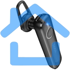 Наушники с микрофоном Hoco E63 черный внутриканальные BT крепление за ухом