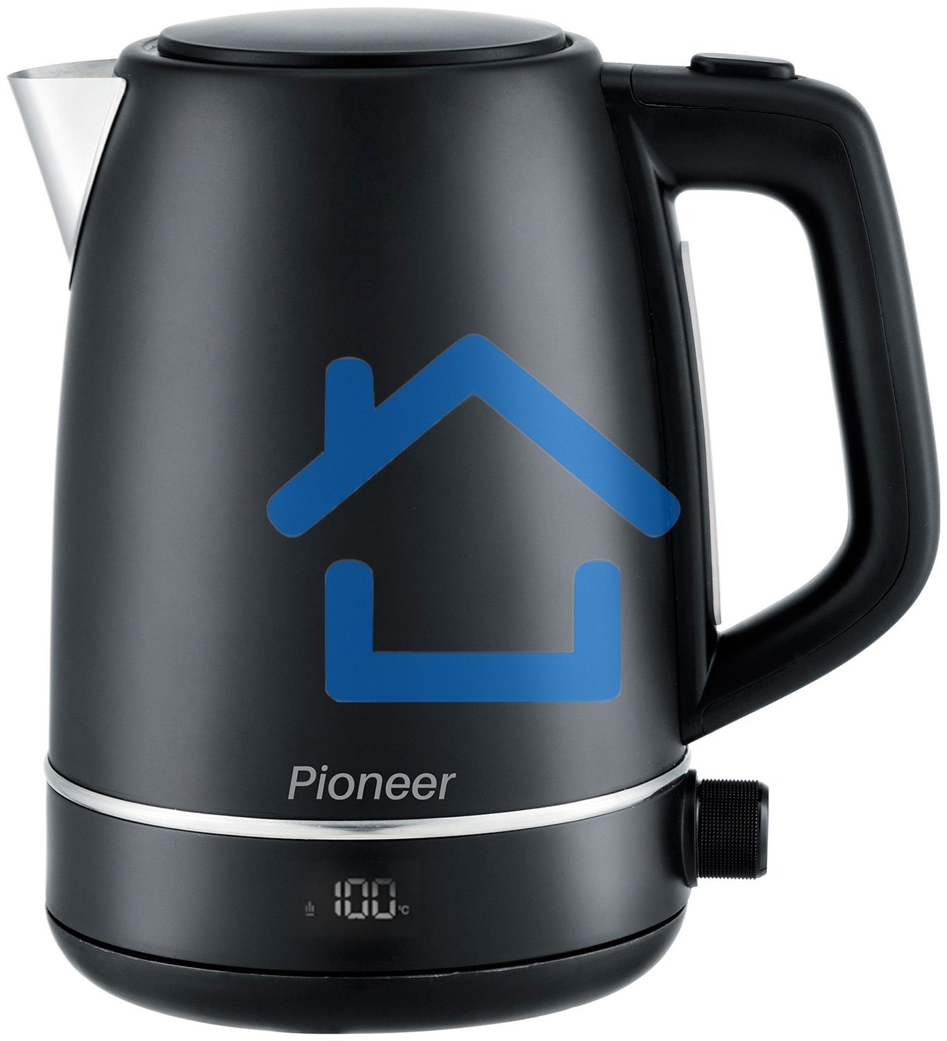 Чайник электрический Pioneer KE568M 2200 Вт, 1.7 л, черный