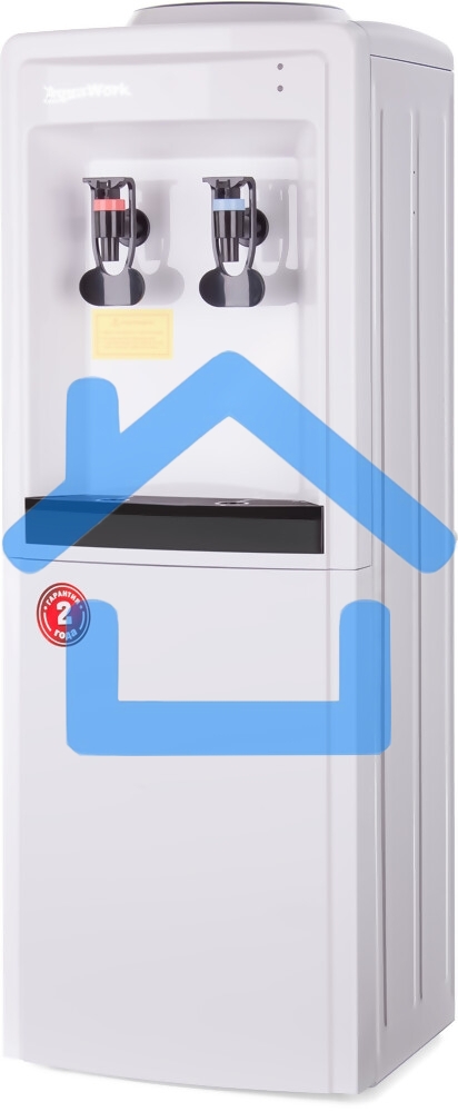 Кулер Aqua Work 0.8-LR напольный компрессорный белый/черный