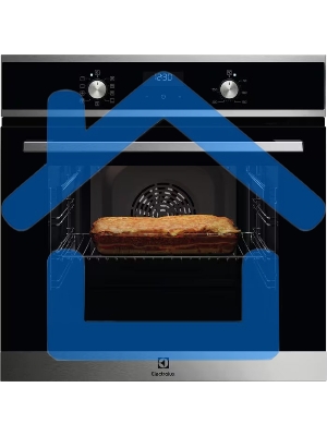 Духовой шкаф электрический Electrolux EOF5F50BX нержавеющая сталь/черный