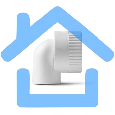 Уголок комбинированный 20 х 1/2' ВР полипропиленовый PPR белый PRO AQUA