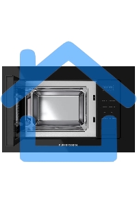 Микроволновая печь встраиваемая Kuppersberg, High-Tech, 20 л, гриль, 5 уровней мощности, 8 автоматических программ, многофункциональный таймер, размораживание, сенсорное управление, блокировка от детей, поворотный стол, черный