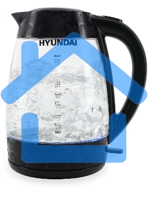 Чайник электрический Hyundai HYK-G4505 2л. 2200Вт черный (корпус: стекло)