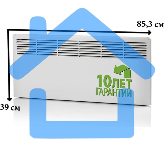 Конвектор ENSTO FinnHeat EPHBM07PR белый, 750 Вт, 12 м2, термостат