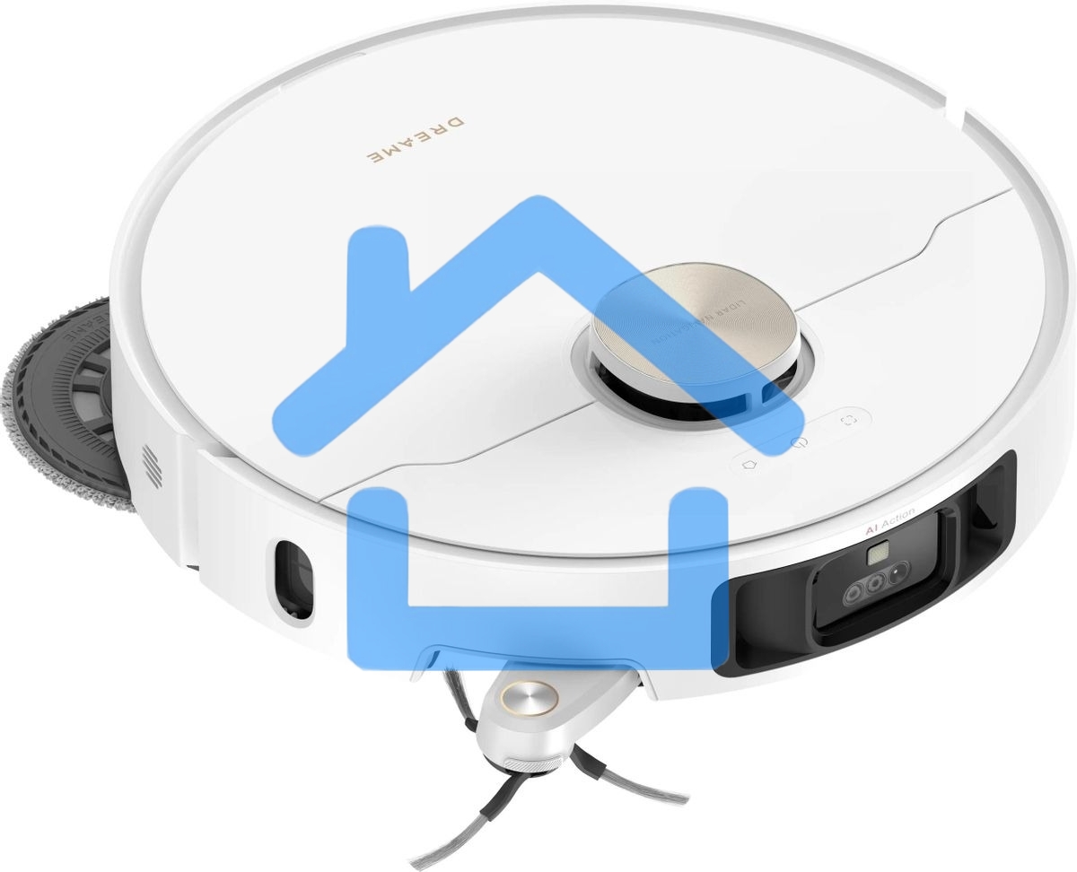 Робот-пылесос DREAME X40 Ultra Complete, 200Вт, белый/золотистый