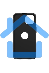 Чехол Super Frosted Shield Pro, черный, (AP IP15)