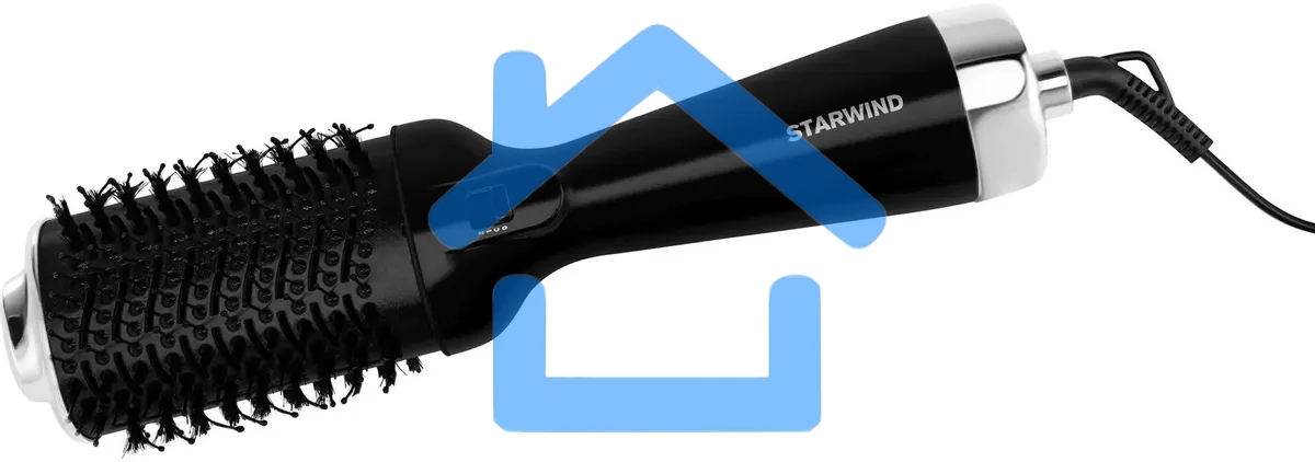 Фен-щетка Starwind SHB 7760 1200Вт черный/серебристый