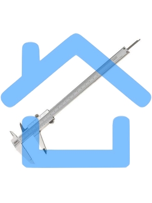 Штангенциркуль Deli DL92200C 200мм, нержавеющая сталь, метрическая/дюймовая шкала, кейс