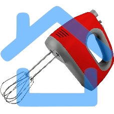 Миксер ручной Hyundai HYM-H4511 500Вт красный/серый