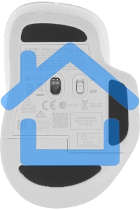 Мышь беспроводная Xiaomi Wireless Mouse Comfort Edition белый, 1200 dpi, радиоканал, USB, кнопки - 3