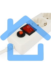 Сетевой фильтр Гарнизон 5р, 10А, 2xUSB, 1.8м, ур.защиты 4, белый, пакет