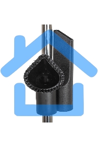 Пылесос вертикальный JVC JH-VS106 черный, питание от сети, 130 Вт, уборка сухая, пылесборник 1.2 л.