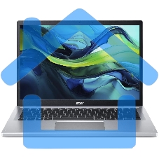Ноутбук Acer Aspire Go 14 AG14-21P Ryzen 3 7320U 8Gb SSD 256Gb AMD Radeon Graphics 14 WUXGA IPS Cam 50Вт*ч No OS Серебристый AG14-21P-R4XC NX.KXDCD.008