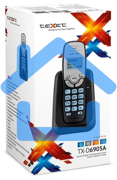 Радиотелефон teXet TX-D6905A белый