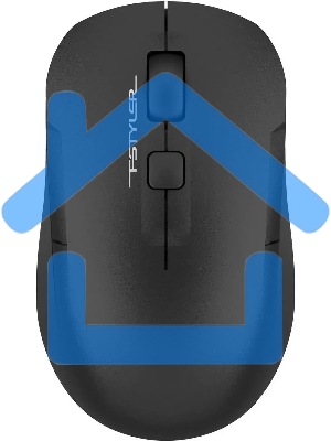 Мышь беспроводная A4Tech Fstyler FG16CS Air2 черный, 2000 dpi, радиоканал, USB, кнопки - 4