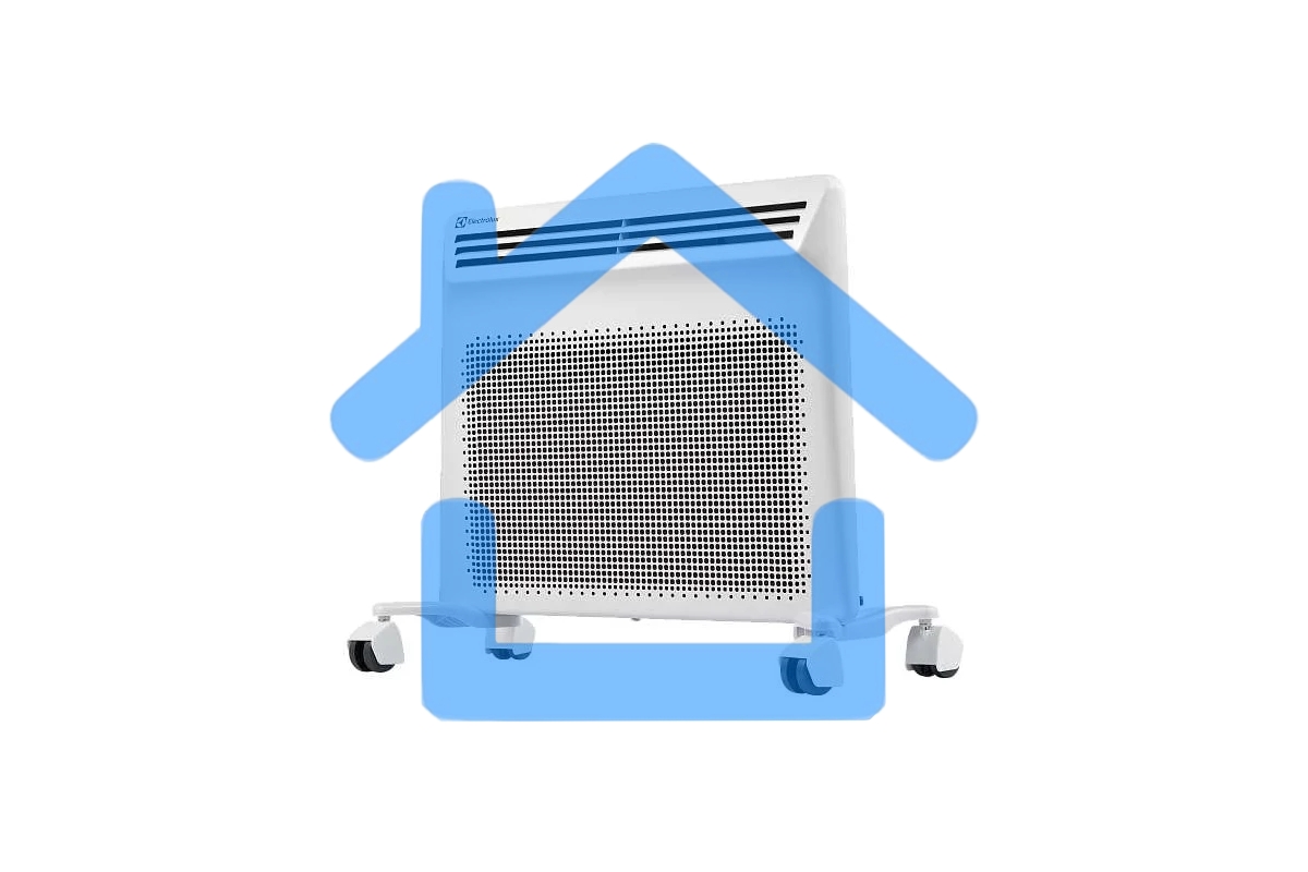 Конвективно-инфракрасный обогреватель Electrolux Air Heat 2 EIH/AG21000E белый, 1000 Вт, 15 м2, термостат, дисплей