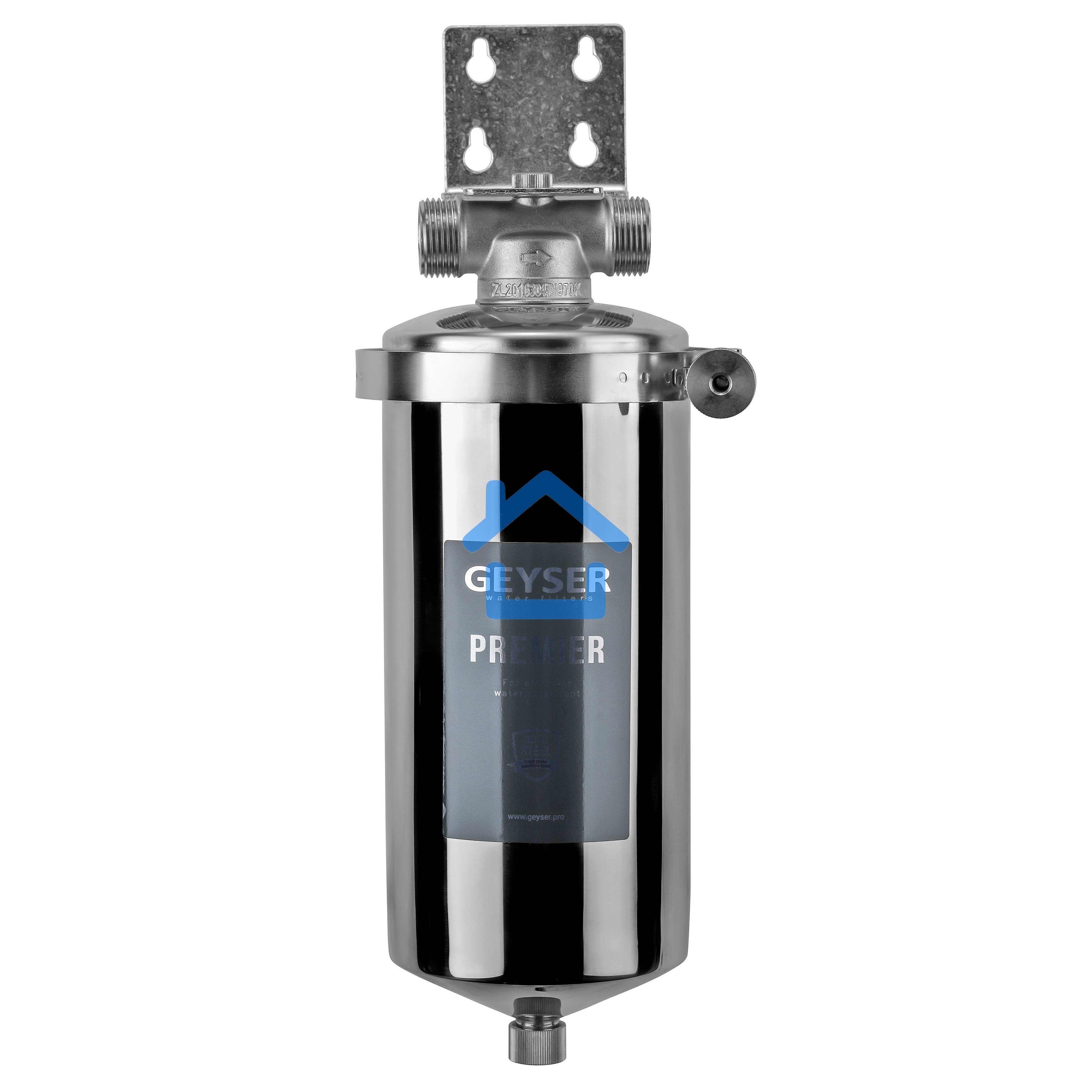 Корпус магистрального фильтра Гейзер Премьер 10BB 1