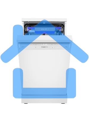 Посудомоечная машина MAUNFELD MWF45230W, белый, 45 см, 10 компл., 49 дБ, класс A++