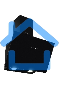 Вытяжка наклонная Nordfrost HM 6080 B черный, 60 см, 750 куб. м/ч, 65 дБ