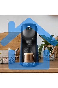 Кофеварка капсульная Kitfort КТ-7462 синий/черный, исп. кофе - капсулы Nespresso, Dolce Gusto/молотый, 0.85 л, 1450 Вт, 19 Бар