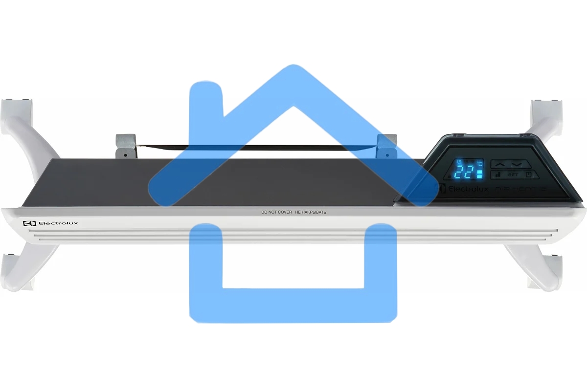 Конвективно-инфракрасный обогреватель Electrolux Air Heat 2 EIH/AG21000E белый, 1000 Вт, 15 м2, термостат, дисплей
