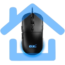 Мышь проводная Genius Scorpion M500 черный, 3200 dpi, USB, кнопки - 6