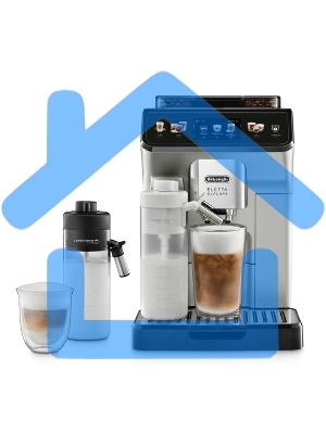 Кофемашина DeLonghi ECAM450.55.S серебристый/черный, исп. кофе - зерновой/молотый, 1.8 л, 1450 Вт, 19 бар