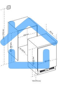 Встраиваемый холодильник Korting KSI 8181, белый однокамерный 133л, морозилка отсутствует, капельное