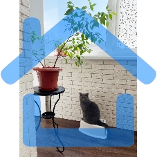 Столик журнальный SHEFFILTON SHT-CT10-1 металл/пластик черный муар (253786)