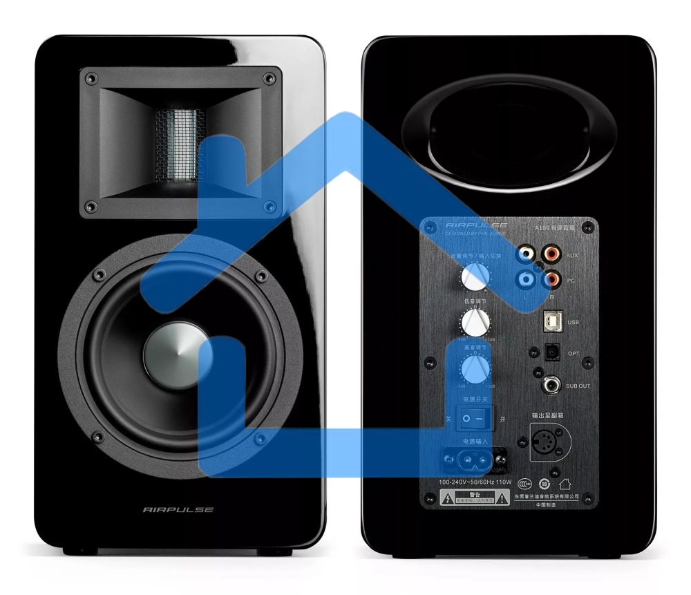 Колонки Edifier Airpulse A100 2.0 черный 100Вт BT