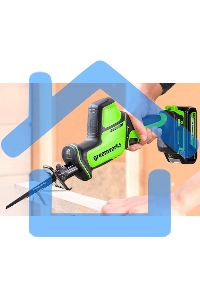 Пила сабельная аккумуляторная GreenWorks GPT-CRS-25, 24V, бесщеточная, без АКБ и ЗУ (1200507)