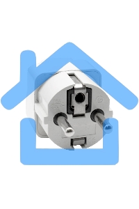 Адаптер сетевой универсальный OXION 220В, 16А, пластик PC, медь, OX-SKTADP220PBAG