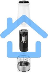 Перечница электрическая Kitfort КТ-6013-2 белый/серебристый