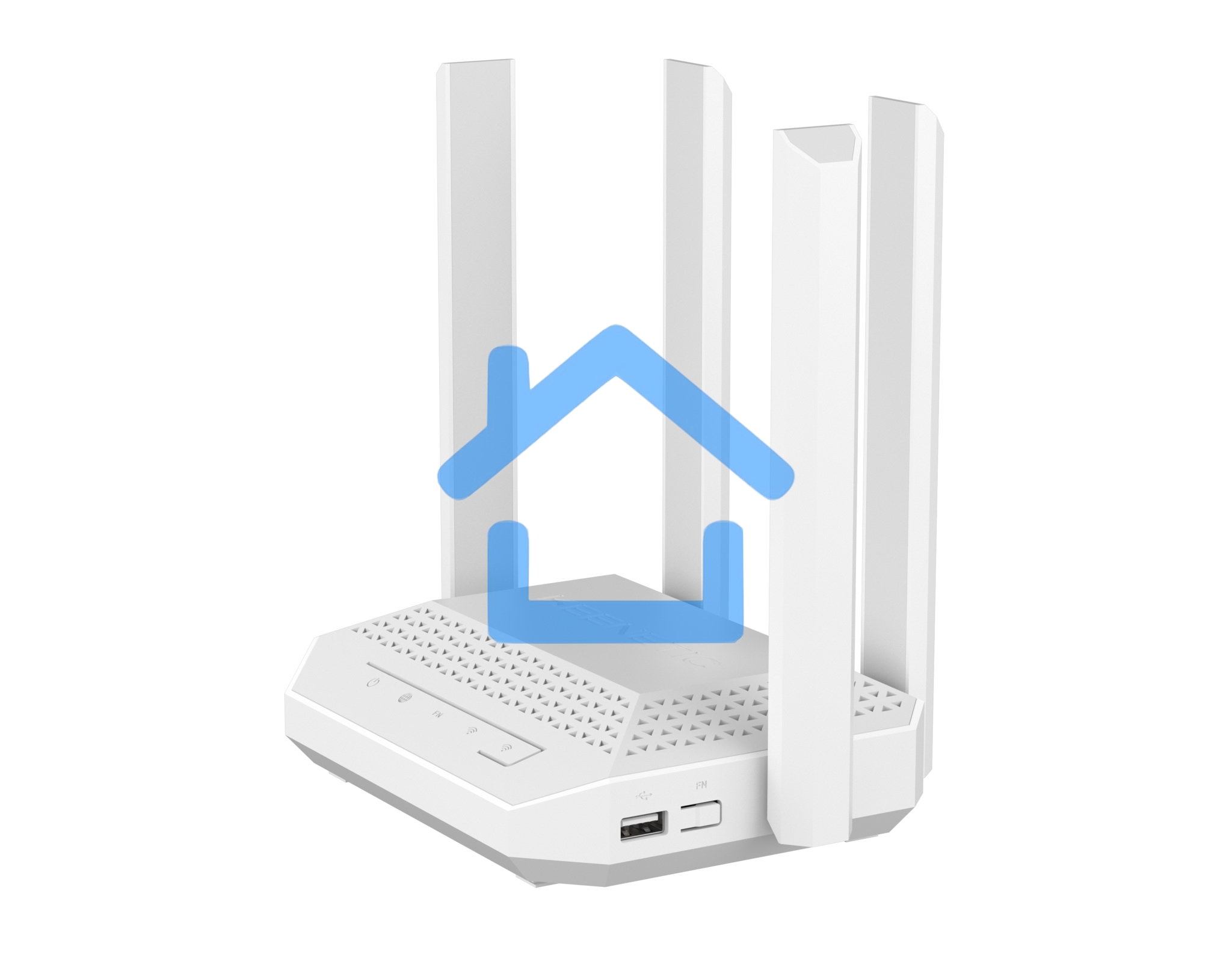 Маршрутизатор Keenetic Hopper (KN-3811) AX3000 10/100/1000BASE-TX/4G ready белый