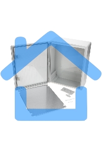 Корпус пластиковый ЩМПп Rexant с монтажной панелью 800х600х260мм ABS УХЛ1 IP65