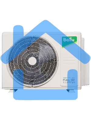 Блок наружный мульти сплит-системы Ballu Multi Smart BM3OI-FM/out-21HN8_V1/EU инвертор, 21000 BTU, 65 м², охлаждение, обогрев, осушение