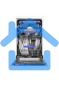 Посудомоечная машина MAUNFELD MWF45230W, белый, 45 см, 10 компл., 49 дБ, класс A++